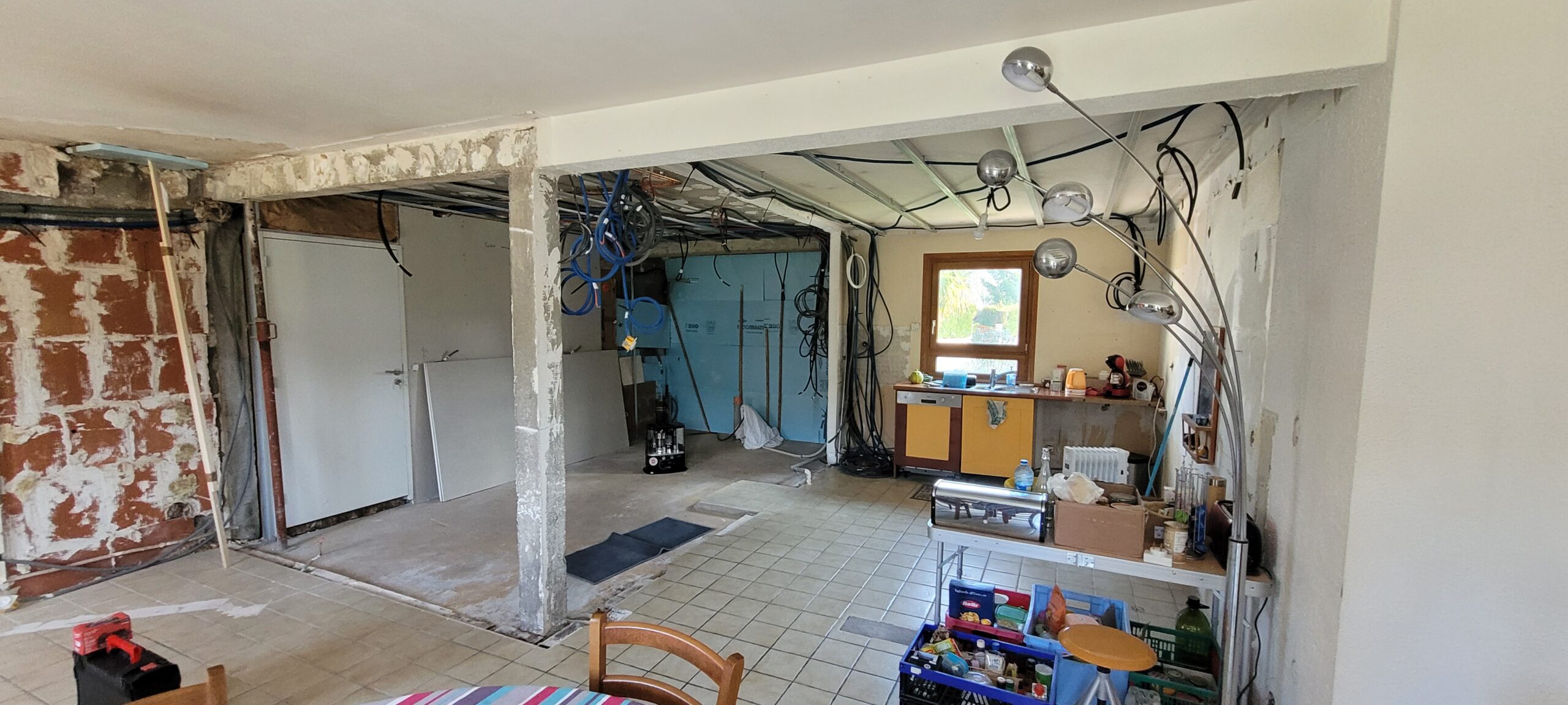 Extension garage et rénovation cuisine et pièce de vie