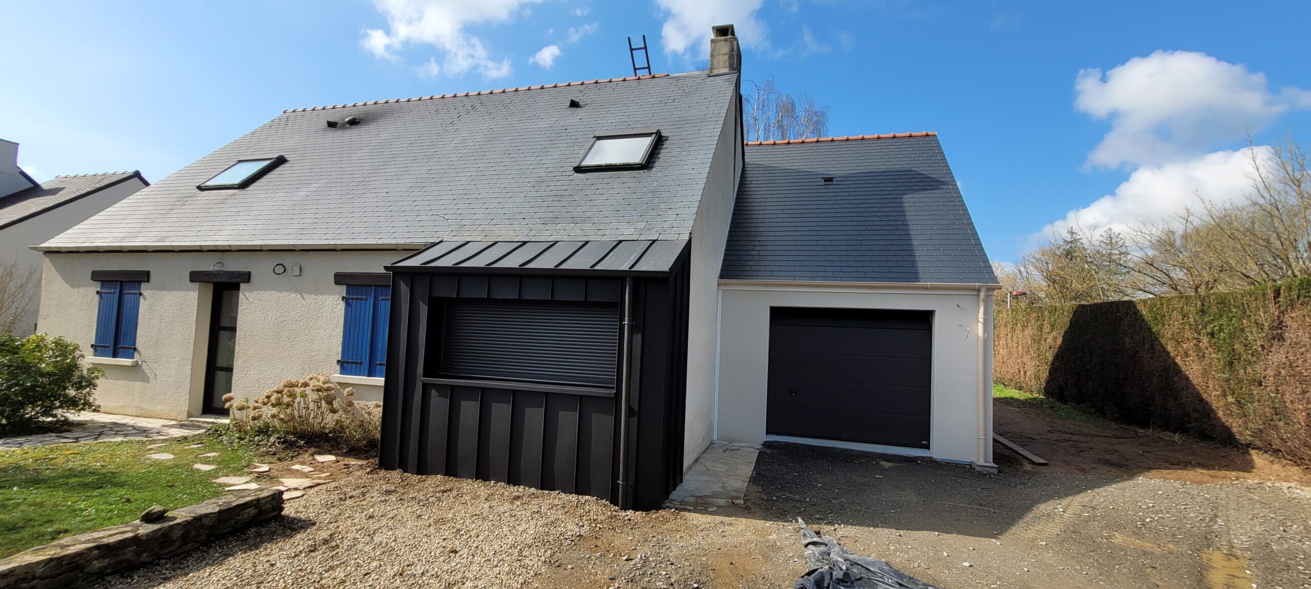 Extension garage et rénovation cuisine et pièce de vie