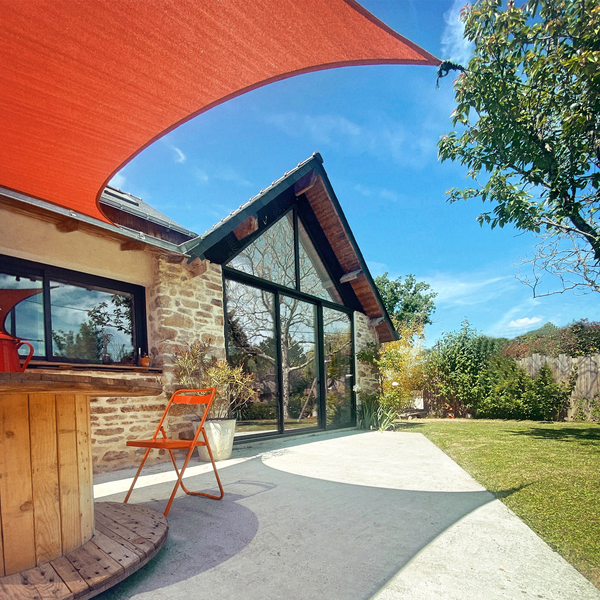 Rénovation totale d'une maison pierre et grange attenante