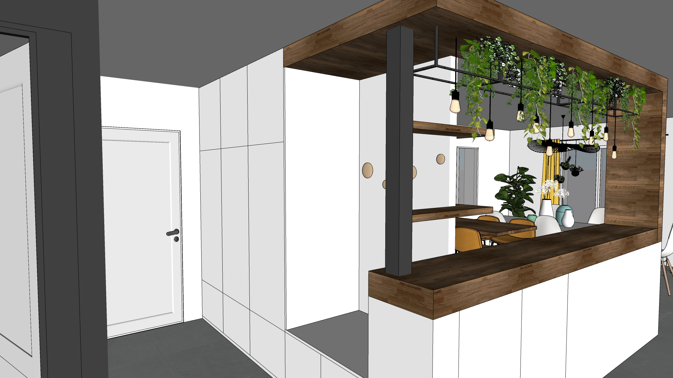 redistribution du rez de chaussée