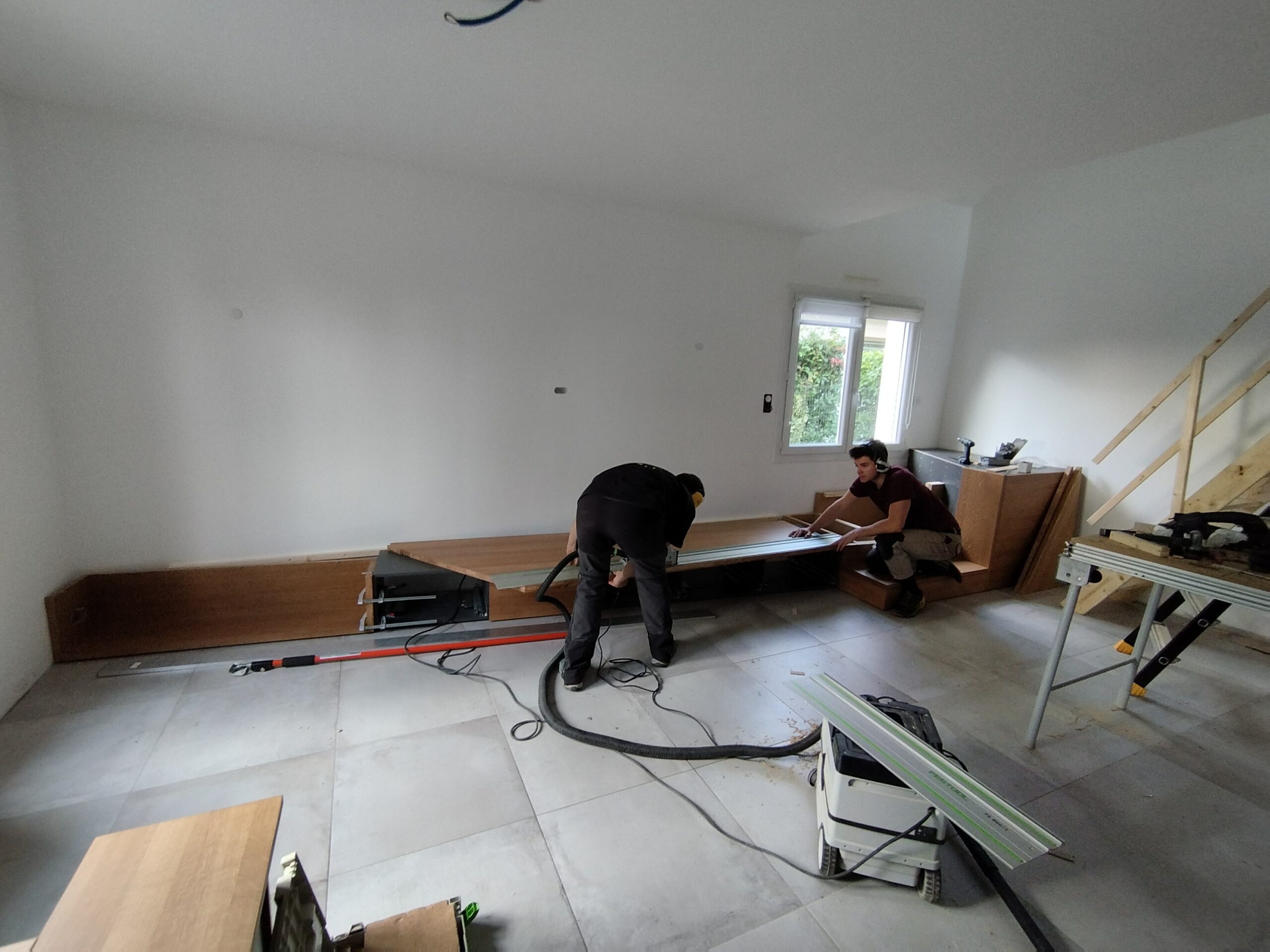 redistribution du rez de chaussée