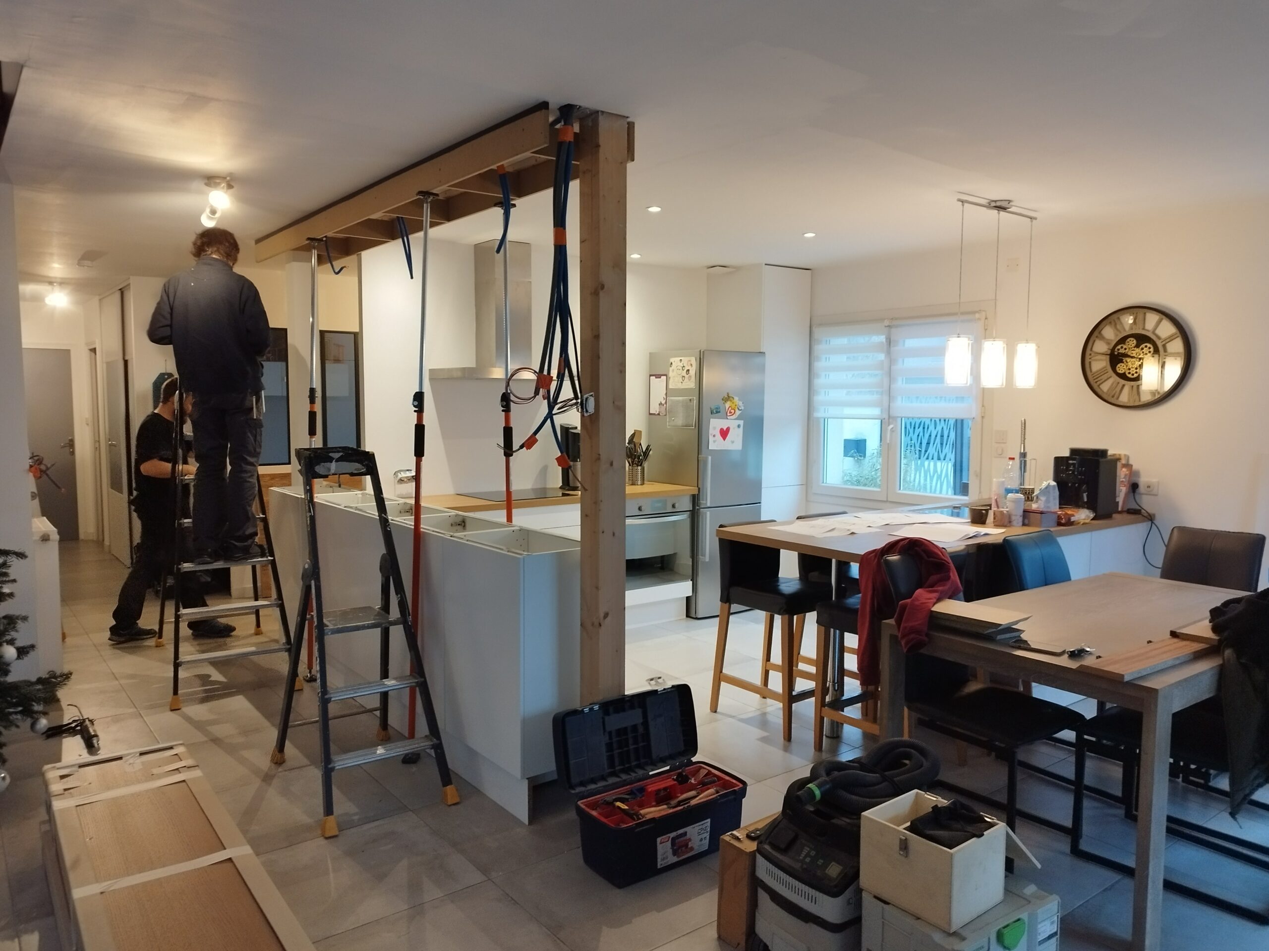 redistribution du rez de chaussée