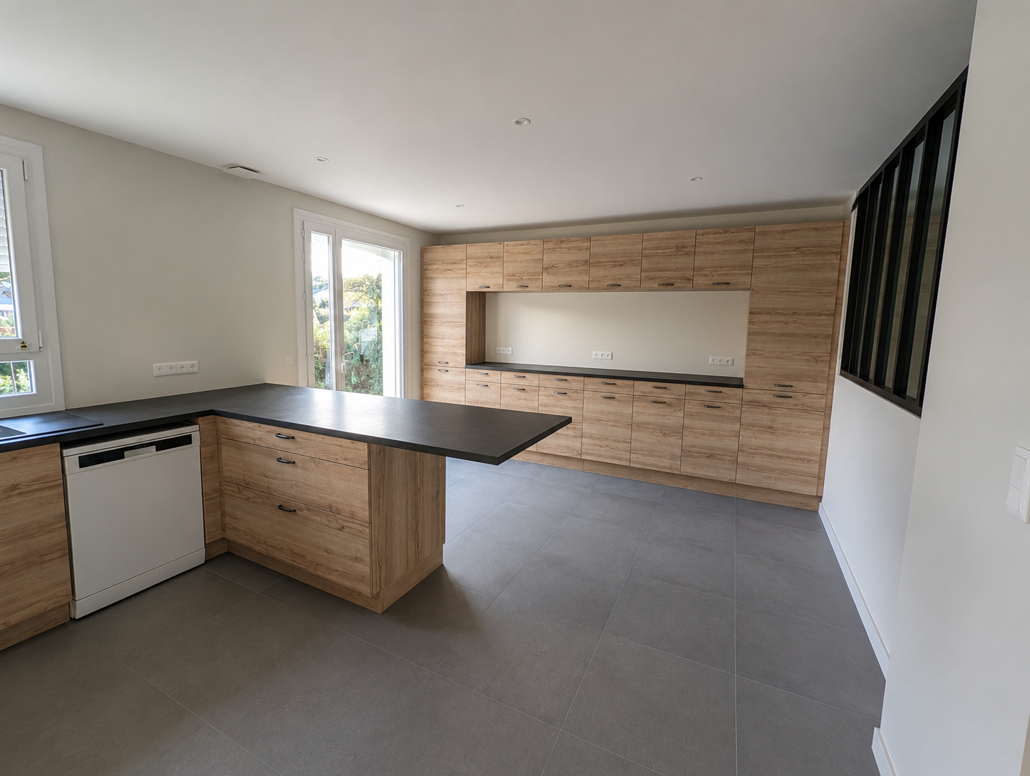 rénovation cuisine et pièce de vie