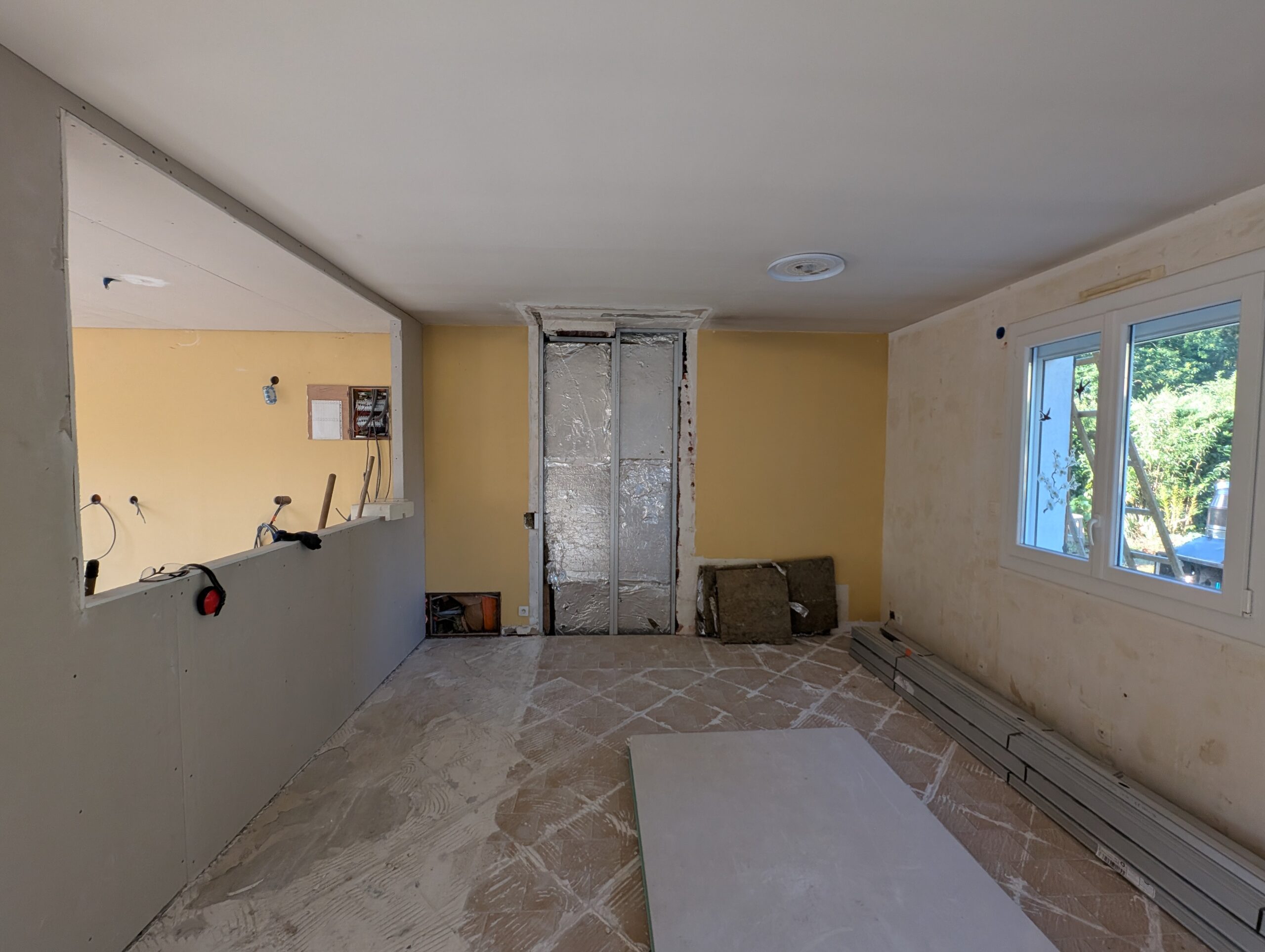 rénovation cuisine et pièce de vie
