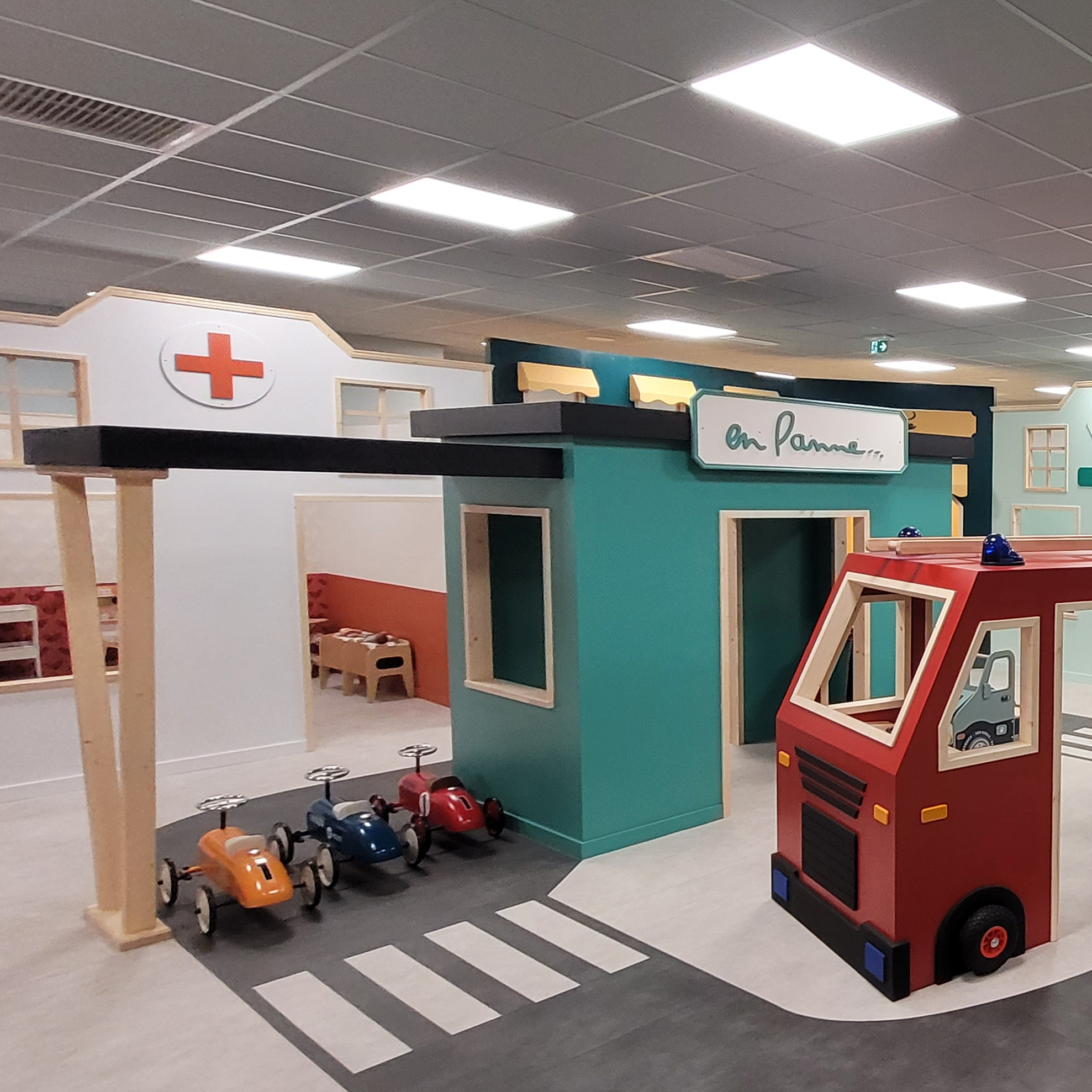 Aménagement d'un parc inclusif indoor